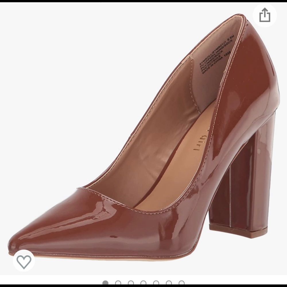 Madden Girl Cognac Patent, new